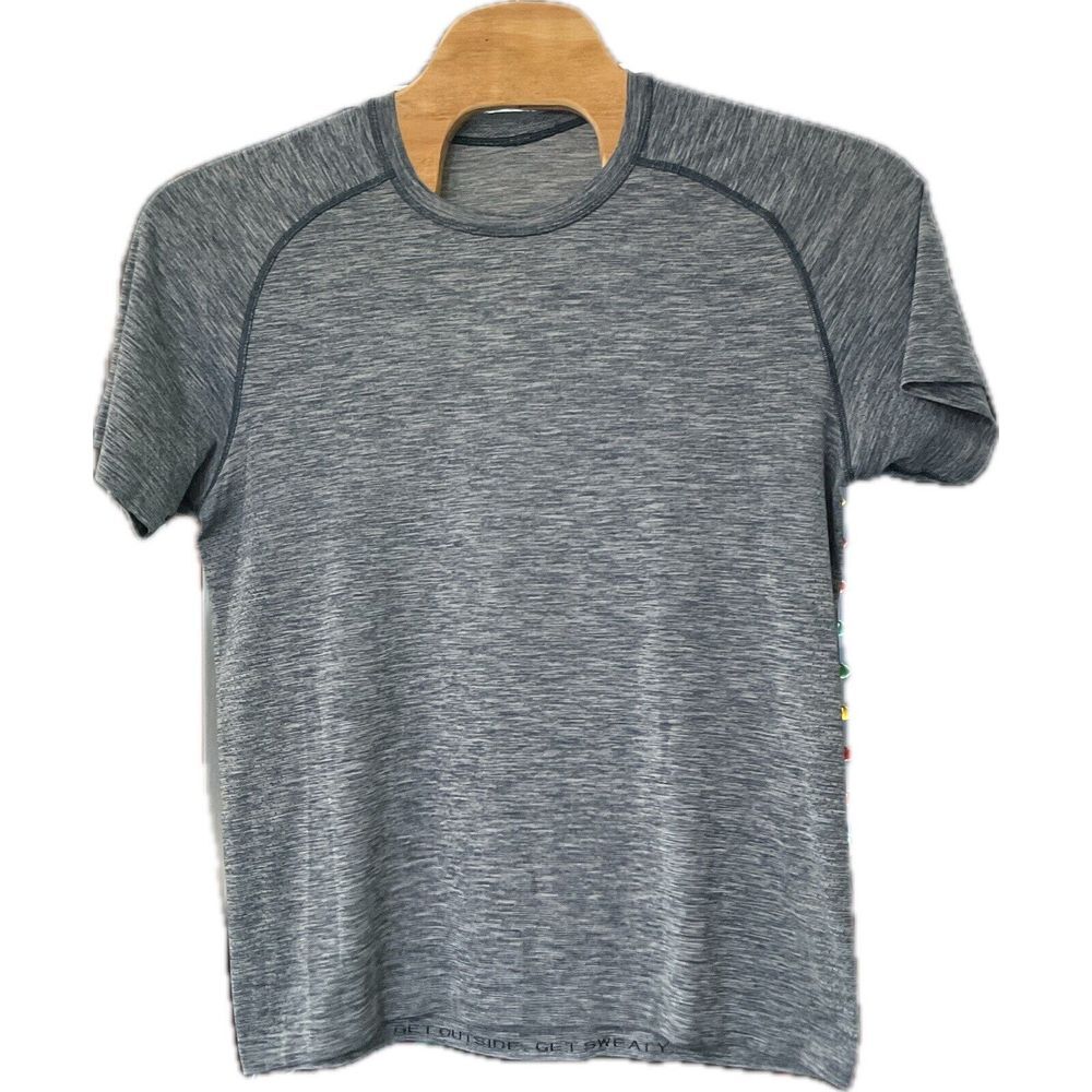 Lululemon Metal‎ Vent Tech Shirt Short Sleeve Heathered Blue Men's XL